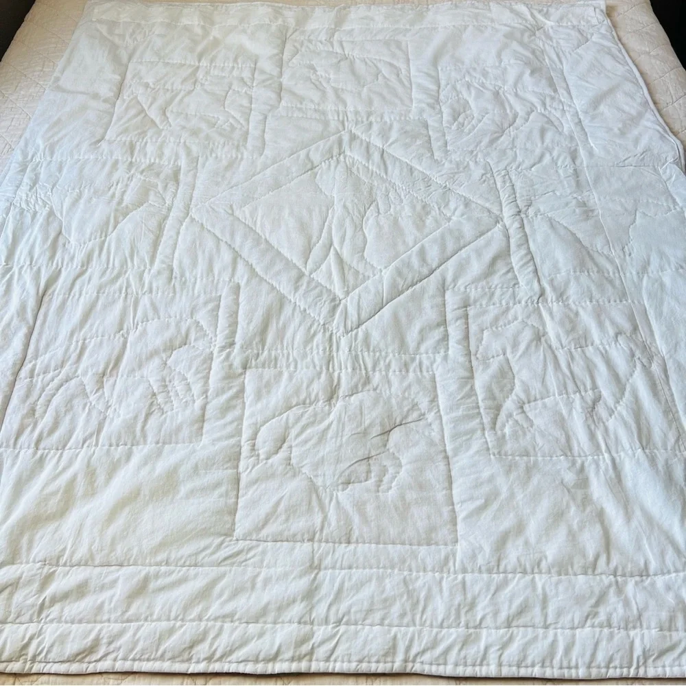Patchwork Wall Hanging Cotton Horses Quilt .